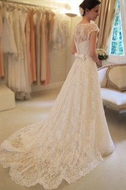 A-Line Lace Bridal Wedding Dresses Bridal Gowns 3030125
