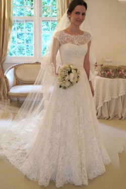 A-Line Lace Bridal Wedding Dresses Bridal Gowns 3030125