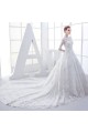 High Neck Long Sleeves Lace Wedding Dresses Bridal Gowns 3030127