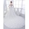 High Neck Long Sleeves Lace Wedding Dresses Bridal Gowns 3030127