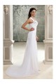 Sheath One-Shoulder Wedding Dresses Bridal Gowns 3030128