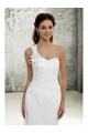 Sheath One-Shoulder Wedding Dresses Bridal Gowns 3030128