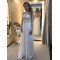 Long Sleeves Lace Chiffon Backless Wedding Dresses Bridal Gowns 3030134