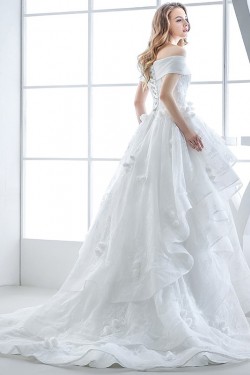 Ball Gown Off-the-Shoulder Lace Wedding Dresses Bridal Gowns 3030135