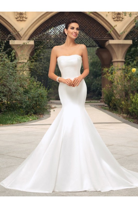 Simple Mermaid Strapless Wedding Dresses Bridal Gowns 3030139 Simple Mermaid Strapless Wedding Dresses Bridal Gowns 3030139