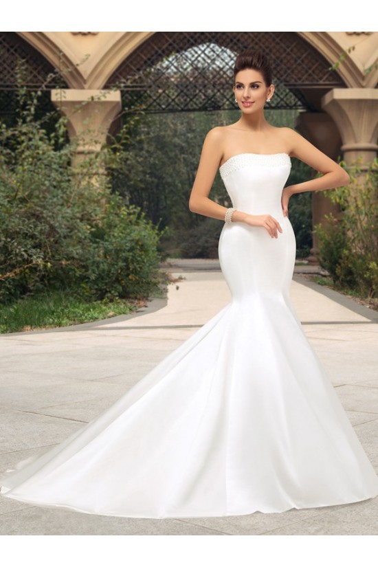 Simple Mermaid Strapless Wedding Dresses Bridal Gowns 3030139 Simple Mermaid Strapless Wedding Dresses Bridal Gowns 3030139