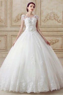 Ball Gown Lace Tulle Wedding Dresses Bridal Gowns 3030142