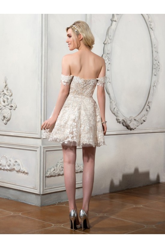 High Low Off-the-Shoulder Lace Wedding Dresses Bridal Gowns 3030153 High Low Off-the-Shoulder Lace Wedding Dresses Bridal Gowns 3030153