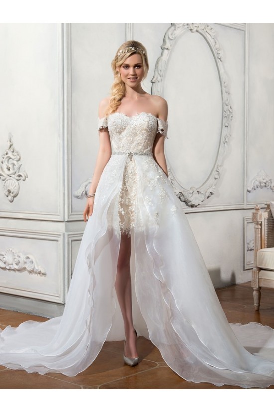 High Low Off-the-Shoulder Lace Wedding Dresses Bridal Gowns 3030153 High Low Off-the-Shoulder Lace Wedding Dresses Bridal Gowns 3030153