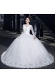 Ball Gown V-Neck Long Sleeves Lace Wedding Dresses Bridal Gowns 3030155 Ball Gown V-Neck Long Sleeves Lace Wedding Dresses Bridal Gowns 3030155