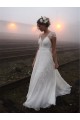 Cap Sleeves Lace Chiffon Backless Wedding Dresses Bridal Gowns 3030158 Cap Sleeves Lace Chiffon Backless Wedding Dresses Bridal Gowns 3030158