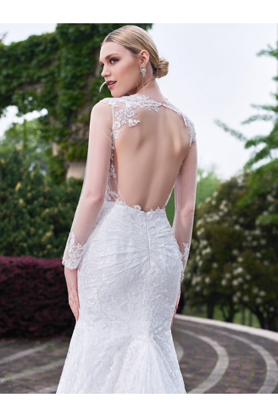 Long Sleeves Lace Open Back Mermaid Wedding Dresses Bridal Gowns 3030162 Long Sleeves Lace Open Back Mermaid Wedding Dresses Bridal Gowns 3030162