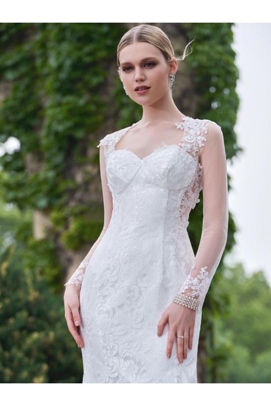 Long Sleeves Lace Open Back Mermaid Wedding Dresses Bridal Gowns 3030162 Long Sleeves Lace Open Back Mermaid Wedding Dresses Bridal Gowns 3030162
