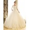 Lace Bridal Ball Gown 3/4 Length Sleeves Wedding Dresses Bridal Gowns 3030163