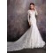 Long Sleeves Crystal Mermaid Lace Wedding Dresses Bridal Gowns 3030165