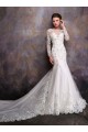 Long Sleeves Crystal Mermaid Lace Wedding Dresses Bridal Gowns 3030165 Long Sleeves Crystal Mermaid Lace Wedding Dresses Bridal Gowns 3030165