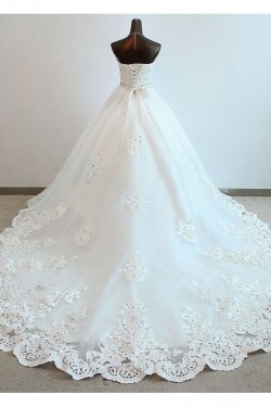Ball Gown Sweetheart Lace Wedding Dresses Bridal Gowns 3030166