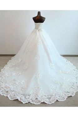 Ball Gown Sweetheart Lace Wedding Dresses Bridal Gowns 3030166