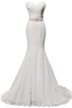 Lace Mermaid Sweetheart Wedding Dresses Bridal Gowns 3030168