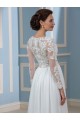 Long Sleeves Lace Chiffon Wedding Dresses Bridal Gowns 3030169 Long Sleeves Lace Chiffon Wedding Dresses Bridal Gowns 3030169