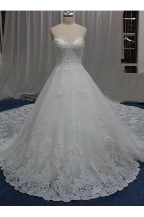 A-Line Sweetheart Lace Wedding Dresses Bridal Gowns 3030171 A-Line Sweetheart Lace Wedding Dresses Bridal Gowns 3030171