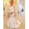 Mermaid 3/4 Length Sleeves Lace Wedding Dresses Bridal Gowns 3030172