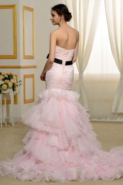 Mermaid Sweetheart Pink Wedding Dresses Bridal Gowns 3030174