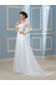 A-Line Lace Chiffon Backless Long Sleeves Wedding Dresses Bridal Gowns 3030176 A-Line Lace Chiffon Backless Long Sleeves Wedding Dresses Bridal Gowns 3030176