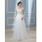 A-Line Lace Chiffon Backless Long Sleeves Wedding Dresses Bridal Gowns 3030176