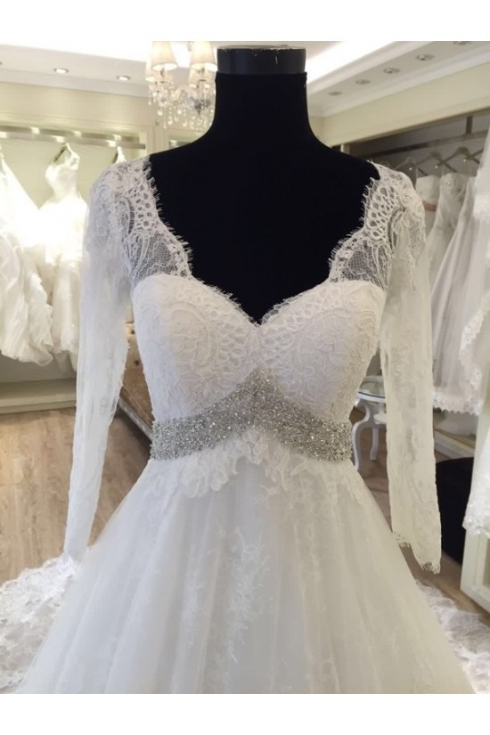 A-Line V-Neck Lace Wedding Dresses Bridal Gowns 3030179 A-Line V-Neck Lace Wedding Dresses Bridal Gowns 3030179