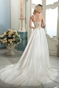 A-Line Spaghetti Straps Lace Wedding Dresses Bridal Gowns 3030181