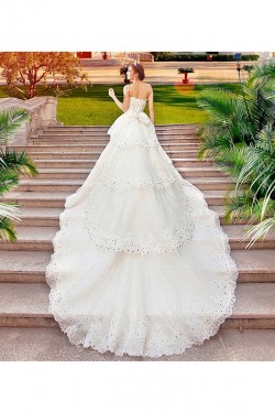Ball Gown Crystal Lace Wedding Dresses Bridal Gowns 3030182