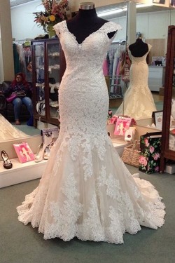 Lace Mermaid Wedding Dresses Bridal Gowns 3030183