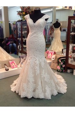 Lace Mermaid Wedding Dresses Bridal Gowns 3030183