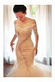 Mermaid Lace Off-the-Shoulder Wedding Dresses Bridal Gowns 3030184