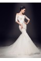 Mermaid Lace Off-the-Shoulder Wedding Dresses Bridal Gowns 3030184