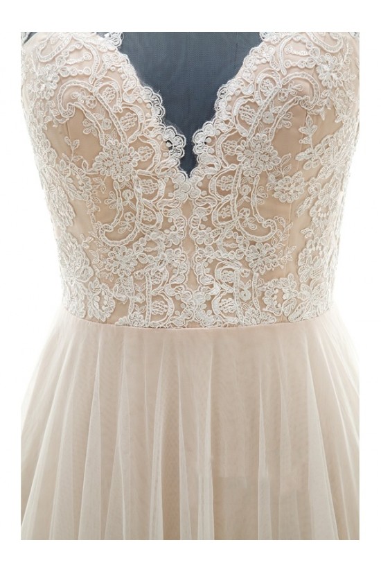 A-Line Sheer Lace Wedding Dresses Bridal Gowns 3030186 A-Line Sheer Lace Wedding Dresses Bridal Gowns 3030186