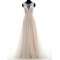 A-Line Sheer Lace Wedding Dresses Bridal Gowns 3030186