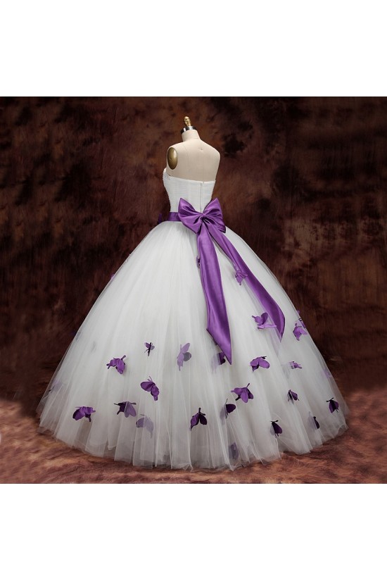 Ball Gown Strapless Purple White Wedding Dresses Bridal Gowns 3030192 Ball Gown Strapless Purple White Wedding Dresses Bridal Gowns 3030192
