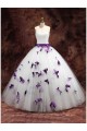 Ball Gown Strapless Purple White Wedding Dresses Bridal Gowns 3030192 Ball Gown Strapless Purple White Wedding Dresses Bridal Gowns 3030192