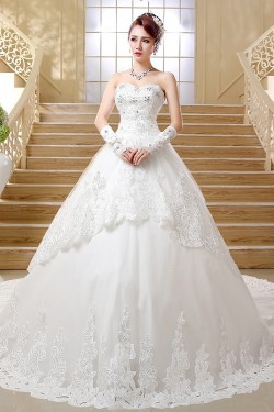 Ball Gown Sweetheart Lace Wedding Dresses Bridal Gowns 3030193