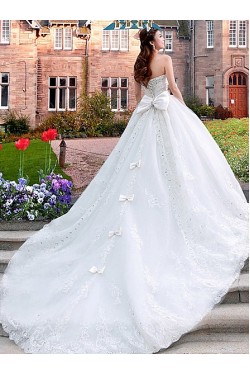 Sparkly Lace Ball Gown Crystal Wedding Dresses Bridal Gowns 3030195