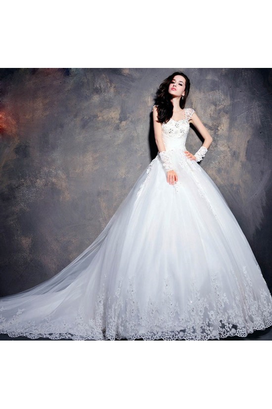 Ball Gown Cap Sleeves Lace Wedding Dresses Bridal Gowns 3030196 Ball Gown Cap Sleeves Lace Wedding Dresses Bridal Gowns 3030196