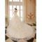 Ball Gown Strapless Lace Crystal Wedding Dresses Bridal Gowns 3030197