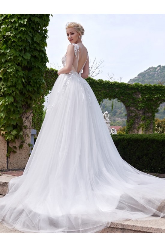 Lace Tulle Sheer Wedding Dresses Bridal Gowns 3030198 Lace Tulle Sheer Wedding Dresses Bridal Gowns 3030198