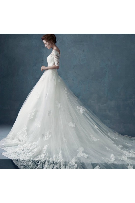 Lace Off-the-Shoulder Wedding Dresses Bridal Gowns 3030203 Lace Off-the-Shoulder Wedding Dresses Bridal Gowns 3030203