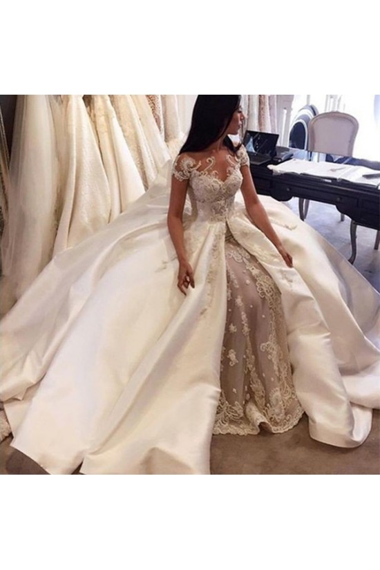 Lace Satin Wedding Dresses Bridal Gowns 3030210 Lace Satin Wedding Dresses Bridal Gowns 3030210