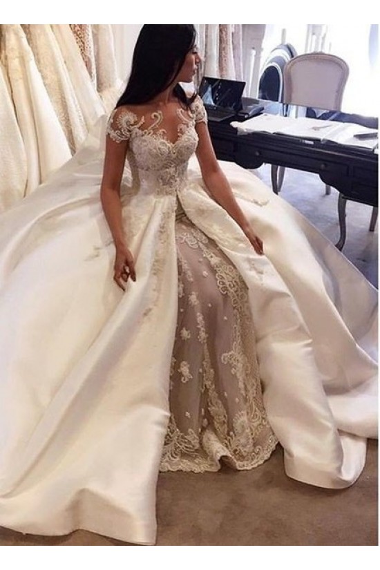 Lace Satin Wedding Dresses Bridal Gowns 3030210 Lace Satin Wedding Dresses Bridal Gowns 3030210