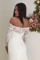 Long Sleeves Lace Off-the-Shoulder Mermaid Wedding Dresses Bridal Gowns 3030212 Long Sleeves Lace Off-the-Shoulder Mermaid Wedding Dresses Bridal Gowns 3030212