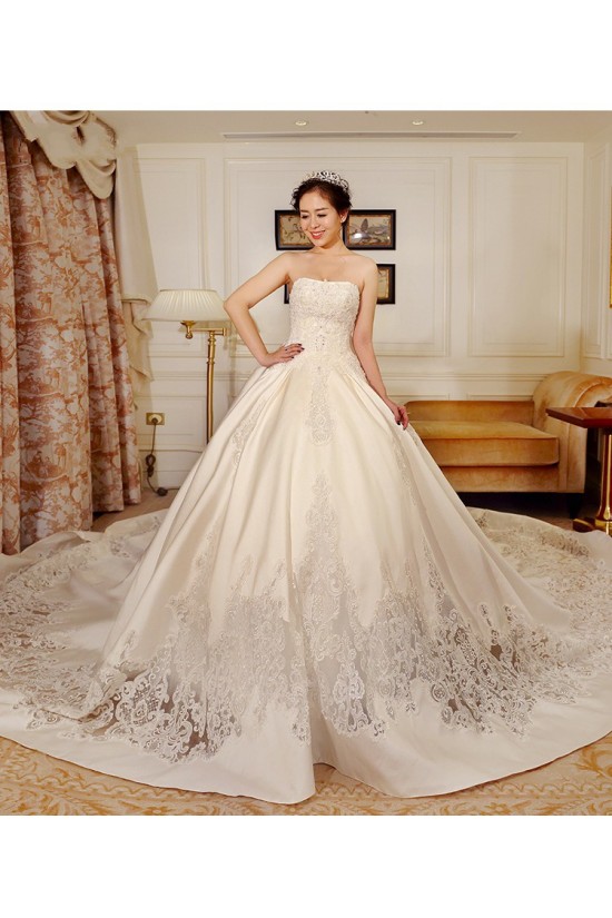 Ball Strapless Lace Wedding Dresses Bridal Gowns 3030230 Ball Strapless Lace Wedding Dresses Bridal Gowns 3030230